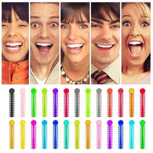 40 Pezzi/Sacchetto Elastici Ortodontici Misti, Legature a O, Elastici a V, Materiali Dentali - Product Image 4