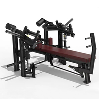 Appareil de musculation Gym80 à charge libre pour press à la poitrine assis, banc de musculation incliné horizontal pour épaules et poitrine