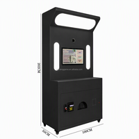 Imprimante portable noire mate à écran tactile avec appareil photo et Bluetooth pour impression instantanée, idéale pour la location en cabine photo lors de fêtes, événements et centres commerciaux