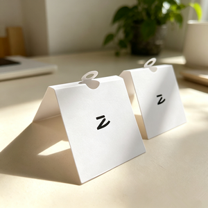OEM 400g Matte Laminated Folding Sock Card, Blank & Custom <b>Print</b> <b>Paper</b> Hang Tag For Sock Packing - Product Image 6
