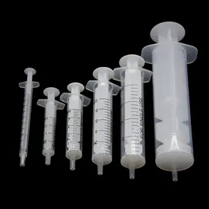 50ML Manual Dispensing Syringe Oil-Resistant Corrosion-Resistant Needle Tube 2-Piece Injection Molded Rubber Stopper Plastic