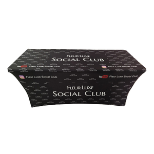 Nappe <span class=keywords><strong>de</strong></span> <span class=keywords><strong>table</strong></span> 6 pieds Spandex extensible Couverture <span class=keywords><strong>de</strong></span> <span class=keywords><strong>table</strong></span> rectangulaire Couverture <span class=keywords><strong>de</strong></span> <span class=keywords><strong>table</strong></span> rectangulaire avec impression <span class=keywords><strong>de</strong></span> logo pour salon professionnel <span class=keywords><strong>de</strong></span> banquet <span class=keywords><strong>de</strong></span> mariage - Product Image 2