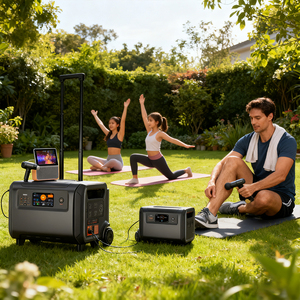 Estación de Energía Portátil de 3600W 3600Wh con MPPT, Onda Sinusoidal Pura, para Hogar, Camping, Coche, Carga Inalámbrica - Product Image 2
