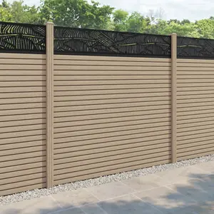 4x6 panal花园围栏wpc、wpc墙板/栅栏板、回收塑料围栏木塑复合wpc