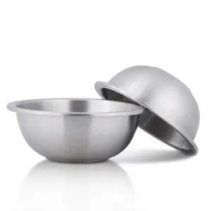 High Quality Personalized Multi-funktion 304 Stainless Steel Mixing Wide Rim Bowl For Baking oder Cooking