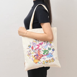 Simple <b>Canvas</b> <b>Tote</b> Bag with Customized Logo - Product Image 3