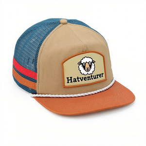 Nón kết nam chất lượng cao OEM kiểu mới <span class=keywords><strong>2025</strong></span>, thêu dây tùy chỉnh, kiểu snapback, thích hợp cho đi bộ đường dài - Product Image 3