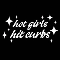 Autocollant de voiture « Hot Girls Hit Curbs », décalcomanies en vinyle amusantes, imperméables, pour fenêtre et pare-chocs, adaptées aux modèles BMW, Toyota, Honda