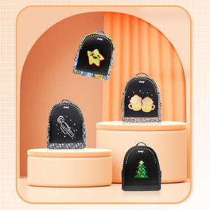 Sac à dos LED pour filles et garçons, vente chaude, fournisseur en gros, sac pour ordinateur portable, lumière nocturne, sac étanche, tendance étudiante, sac à dos pour moto féminin - Product Image 1