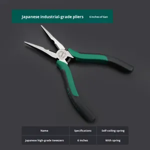 Pince à bec effilé PEIFENG 6 pouces 8 pouces métrique en acier au chrome-vanadium de qualité industrielle multifonctionnelle pour électricien <span class=keywords><strong>aiguille</strong></span> OEM - Product Image 6