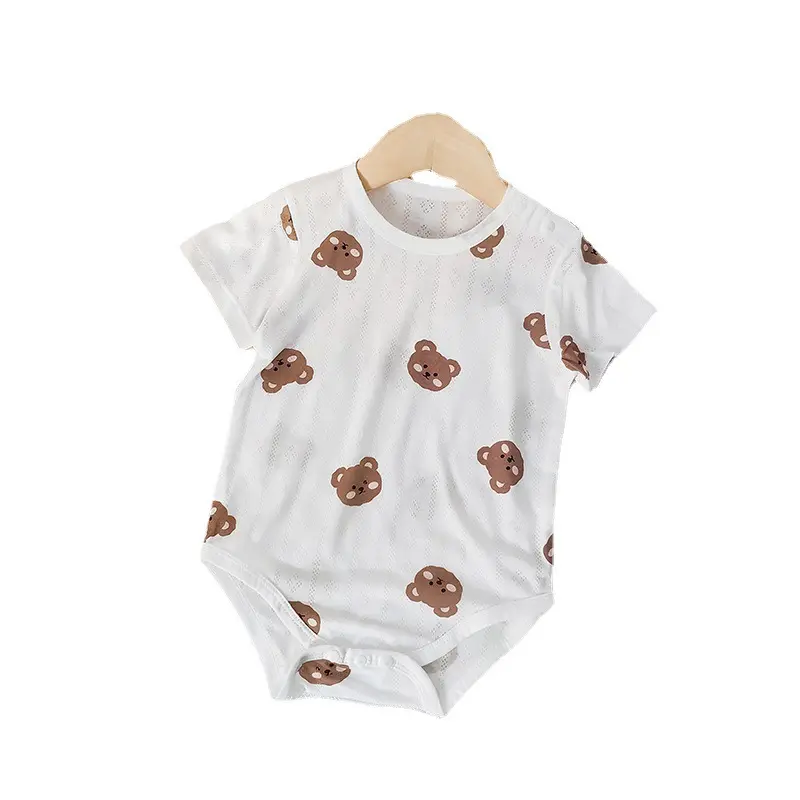 Wholesale Unisex Summer Bamboo With Organic Cotton Baby Clothes And Romper
