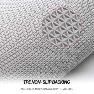 バスルームトイレラグセットバスルームノンスリップマイクロファイバーバスマット吸水性速乾性バスルームラグシャワーラグ3ピース - Product Image 5