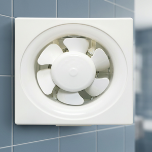 Kimatsu White Color AC Powered Electric Exhaust <b>Ceiling</b> Fan 8 Inch 400mm Without Vane 40 DB English Operation Easy - Product Image 3