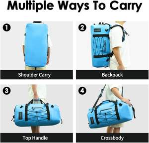 Muestra Gratuita, Bolsa de Lona Impermeable Personalizada, Bolsa de Viaje Seca para Navegación, Kayak, Bolsa Impermeable para Equipo de Kayak - Product Image 6