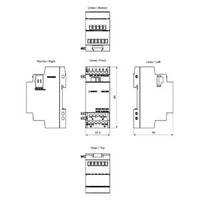 Module d'extension LOGO 9 DM8 230R DI 4/DO 4 pour contrôleur logique programmable Siemens PLC logo 6ED1055-1FB00-0BA3
