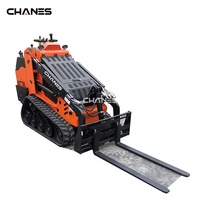 Mini chargeuse sur chenilles Skid Steer directement de l'usine avec moteur diesel Kubota Certifié EPA Servo Joysticks de contrôle hydraulique