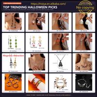 Broches de revers en alliage plaqué, best-seller transfrontalier, vente en gros d'usine, pour Halloween, avec des citrouilles souriantes amusantes