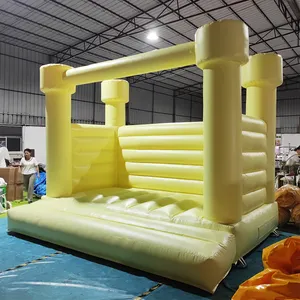 Casa de rebote blanca inflable de PVC, gorila inflable comercial, castillo hinchable para saltar para niños, fiesta de cumpleaños, boda para adultos