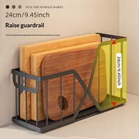 Étagère en métal multifonctionnelle à double niveau pour le rangement des épices de cuisine, sans installation