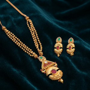 Joyería de Moda con Acabado Mate, Joyería Antigua para Mujer, Juego de Collares con Acabado Mate Antiguo, Collares para Mujer, Collares de Estilo Antiguo - Product Image 1