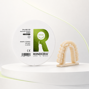 Rondcera Anterior Aesthetics Pro-ML 5D Zircone dentaire vierge pour incrustations et onlays à intervention minimale ISO 13485 <span class=keywords><strong>Prix</strong></span> direct usine - Product Image 2
