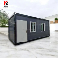 Maison conteneur pliable de type Z-X, maison préfabriquée pliable facile à installer pour dortoir de chantier