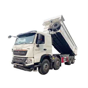 Nouveau camion benne HOWO 8x4 robuste à 12 roues, moteur diesel Weichai Euro 2, système de levage - Product Image 4