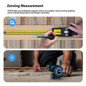 Maice dtx10 cầm tay cầm tay laser Băng đo Rangefinder Độ chính xác cao màu Đỏ-Xanh Laser khác nhau, IP67 đánh giá vật liệu ABS - Product Image 5