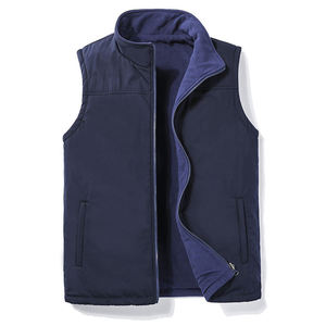 Oem Plus Size <strong>Men's</strong> <strong>Vests</strong> Waistcoats Warm Zipper Fly Polar Fleece Jacket <strong>Vest</strong> for Outdoor Hiking Fishing - Product Image 3