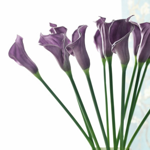 Lys Calla Artificiels Réalistes en EVA Effet Naturel Blancs en Gros pour Centre de Table Mariage Fête Décoration Maison - Product Image 5