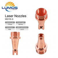 Buses de tête de soudage laser en cuivre pur anti-adhésion authentiques SUP-G M16 Wei-Ye pour appareil de jointure par soudure à chevauchement de conduits CVC