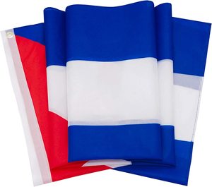 Bandera cubana Nacional de <span class=keywords><strong>Cuba</strong></span>, bandera 100% de poliéster de alta calidad, 3x5 pies, entrega rápida, con dos ojales - Product Image 2