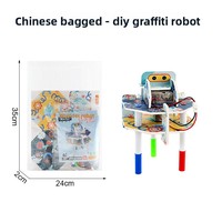 Robot de bricolage en carton pour enfants, jouet éducatif STEM transfrontalier très populaire, idéal pour les 0-3 mois