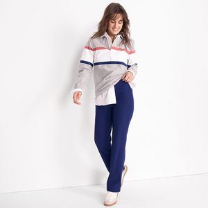 FOXA Starfish Mid Rise <b>Straight</b> <b>Leg</b> Pants Women's Anti-Wrinkle <b>Trousers</b> - Product Image 3
