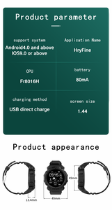 Reloj Inteligente Deportivo FD68 con Pulsera Redonda, Monitor de Ritmo Cardíaco, Resistente al Agua, Reloj Inteligente con Correa - Product Image 5