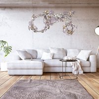 Lustres professionnels longs en verre à LED avec interrupteur, lumière blanche personnalisable, suspensions pour villa et salon