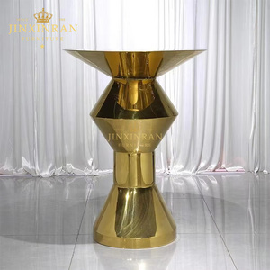 <span class=keywords><strong>Mesa</strong></span> de <span class=keywords><strong>Bar</strong></span> Redonda Moderna de Acero Inoxidable Dorado, <span class=keywords><strong>Mesa</strong></span> <span class=keywords><strong>Alta</strong></span> de <span class=keywords><strong>Bar</strong></span> - Product Image 3