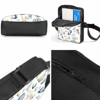Tas Ransel Anti Air Shell Print 3Pcs/Set dengan Tas Selempang & Tas Pensil Kapasitas 20-35L untuk Siswa/Siswi
