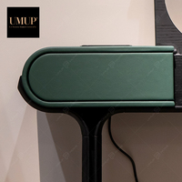 Table de toilette moderne de luxe en bois massif avec miroir intégré pour chambre et appartement