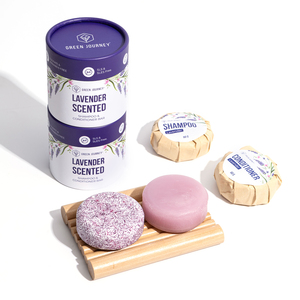 Lavender Scented <b>Shampoo</b> & Conditioner Bar | Sulfate-Free, Nourishing, <b>Moisturizing</b> Solid Hair Care for All Hair Types - Product Image 6