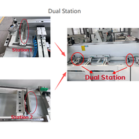 Machine de perçage et de fraisage CNC OUWO 2026 3200 mm à double poste pour la fabrication de cuivre et de machines industrielles pour fenêtres et portes
