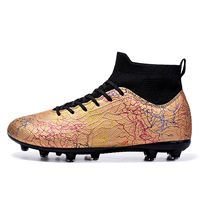 Çocuk Futbol Kramponları Unisex AG FG Futbol Ayakkabıları PVC Üst Kısım Kauçuk Taban Gençlik Açık Hava İlkbahar Yaz Kış Spor Ayakkabıları
