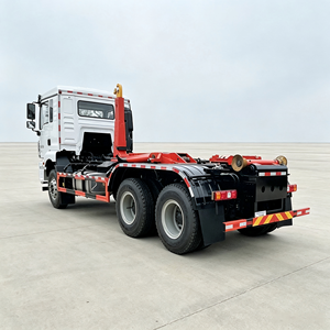 รถบรรทุกขยะแบบตะขอเกี่ยว SHACMAN Delong 6x4 จากโรงงานโดยตรง ขนาด 15-25 ตัน พร้อมแขนไฮดรอลิก รถบรรทุกแบบ Roll‑Off สำหรับขนถ่ายขยะแบบถอดได้ - Product Image 5