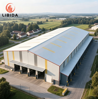 Taller Industrial Prefabricado de Acero Personalizado, Fábrica de Procesamiento de Acero Ligero, Planta de Fabricación de Estructuras Metálicas Duraderas con Diseño Gratuito