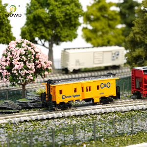 โมเดลรถตำรวจบอยการ์ด ขนาด 1/160 ตัวถัง ABS พร้อมเกียร์โลหะ สำหรับฉากรถไฟจำลอง ตกแต่งโต๊ะทราย - Product Image 4