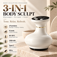 Appareil portable anti-cellulite tendance, masseur corporel électrique pour brûler la graisse du ventre, appareil anti-cellulite, raffermissant de la peau