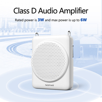 Mikrofon dan Speaker Portabel S368 6 Watt 125G, Mikrofon Kelas Atas untuk Guru Performa Tinggi