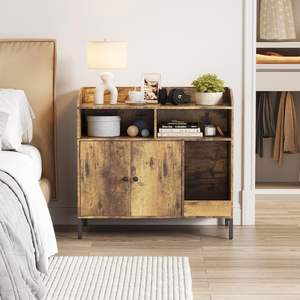 Boîtier de litière Cat Condo Armoire de rangement en bois Cat <span class=keywords><strong>avec</strong></span> pieds en métal - Product Image 3