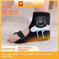 Offre Spéciale : Masseur Électrique Sans Fil pour Pieds et Chevilles avec Chauffage, Vibration, Contrôle de la Minuterie, Multifonction, Coussin d'Air et Compresse Chaude