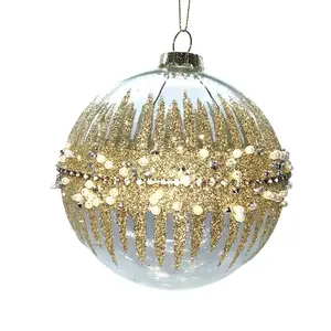 Adornos baratos de buena calidad, bolas, artículo de árbol, decoración de Navidad, ornamento de bola